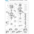 Pièce Lowara SV-F 1016LD101 5SV33F055T/D Boitier (pièce n°14)