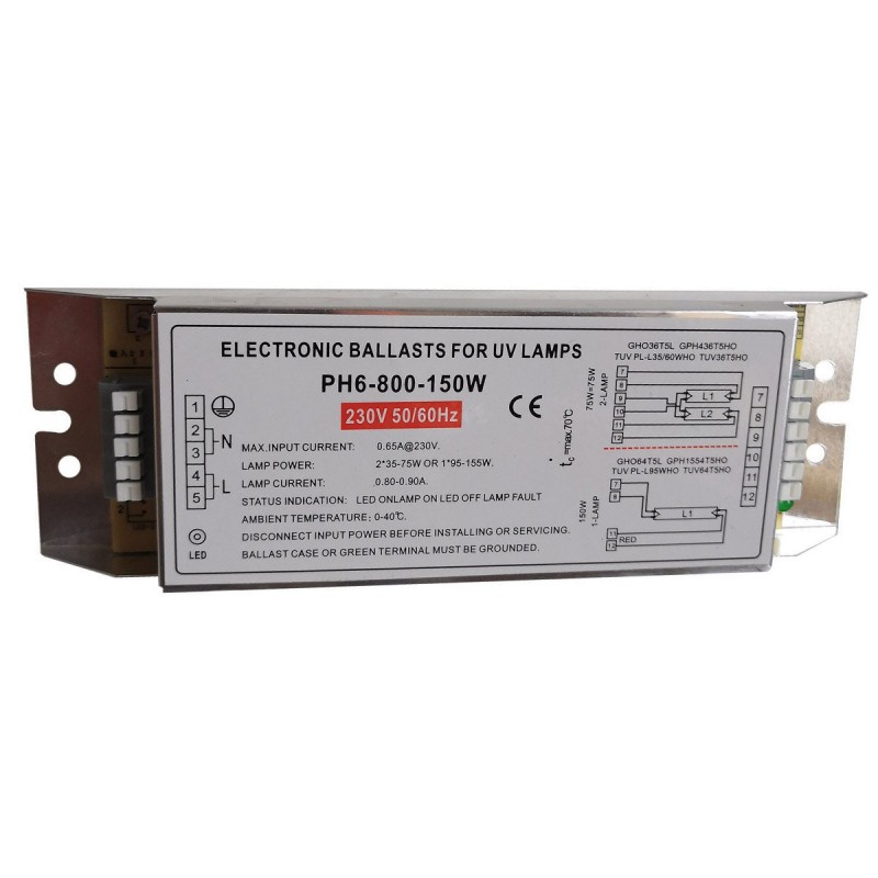 Ballast électrique pour UV HOME 3, 4 & 6 / DW1114/55 / FW HO