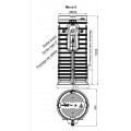 Station de relevage MICRO 8 PA sans pompe FLYGT