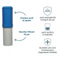 Station B.CARBON anti-impuretés, anti-goûts et odeurs 25µ - 10" BWT