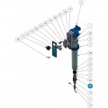 Gaine d'étanchéité pour lampes Philips montées (Pièce n°5) GERMI 500 et 1000