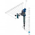 Connecteur Speakon NL 4FX (pièce n°11) pour réacteur GERMI 1000