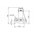 Pompe de relevage Padus MINI3-M04.10/T05-540/O-10M WILO - schéma