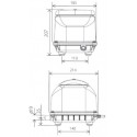 Dimensions des compresseurs à membranes JDK et JDK-S 60/80/100/120