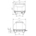 Dimensions des compresseurs à membranes JDK et JDK-S 60/80/100/120