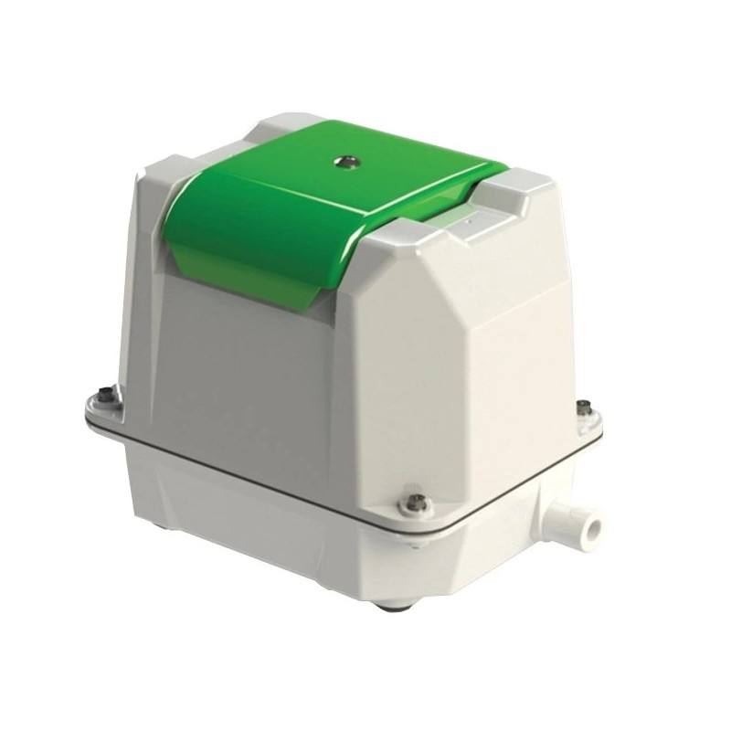 Compresseur Secoh JDK‑S‑250, simple corps, sortie Ø 26 mm, voyant LED et protections visibles.