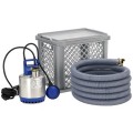 Pompe vide-cave SOS KIT SXM2 FLYGT - pompe SXM2, tuyau PVC et raccord