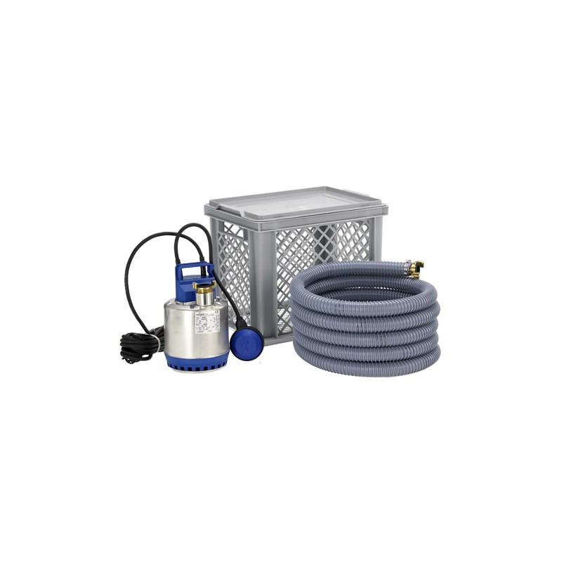 Pompe vide-cave SOS KIT SXM2 FLYGT - pompe SXM2, tuyau PVC et raccord