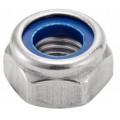 Écrou hexagonal indesserrable inox A4-80 DIN 985 M16 x 2 – bague nylon anticorrosion