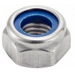 Écrou hexagonal indesserrable inox A4-80 DIN 985 M16 x 2 – bague nylon anticorrosion