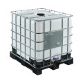 Container IBC 1000 litres reconstruit anti-UV avec palette plastique et vanne DN 50