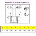 Support potence vertical Flygt 150 kg vertical Hydrolys