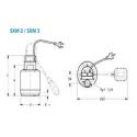 Plan encombrement SXM2 / SXM3