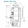 Station de relevage Flygt MICRO 7 TER 1502 DXVM 50-11 Hydrolys