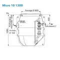 Station de relevage MICRO 10 1300 DP 3045 MT 234 FLYGT