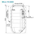 Station de relevage Flygt MICRO 10 2000 DXV 50-7 Hydrolys