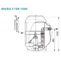 Kit station de relevage MICRO 5 TER 1000 DXVM 50-7 + alarme FLYGT