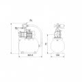 Surpresseur Grundfos CM BOOSTER 5-4 60 L Hydrolys