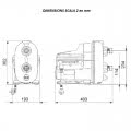 Plan d'encombrement et dimensions surpresseur SCALA 2 Grundfos