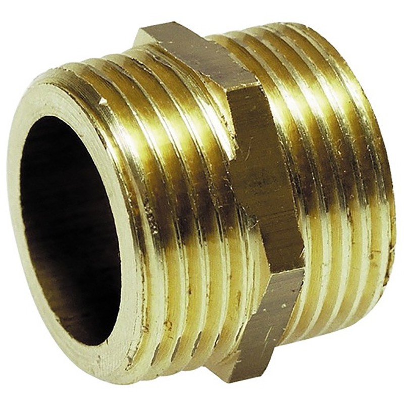 Raccord laiton mâle, diamètre 50/60 mm, pour tuyau diamètre intérieur 50 mm  - Le Temps des Travaux