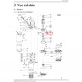 Sonde FLS détection d'eau dans le stator pour pompe Flygt NP 3202 MT 641