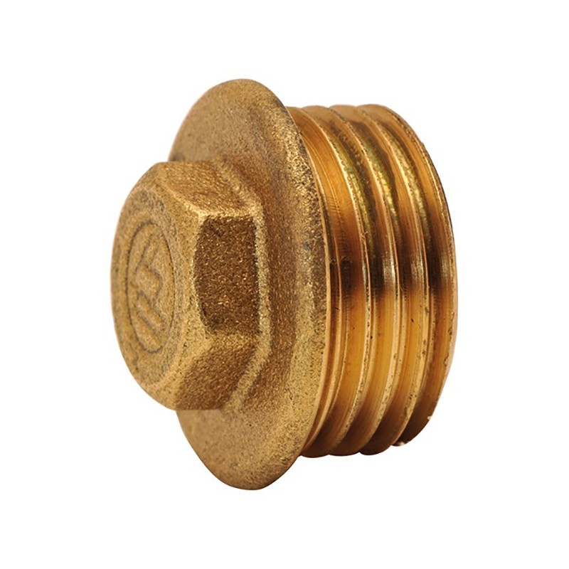 Raccord laiton à visser Bouchon M 1" 1/4 ou 33 x 42 Raccord laiton à visser Bouchon M 1" 1/4 ou 33 x 42