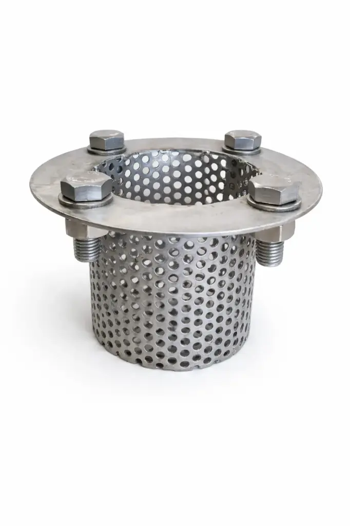 Crépine inox 304L pour clapet axial à brides PN16 DN65 ACS