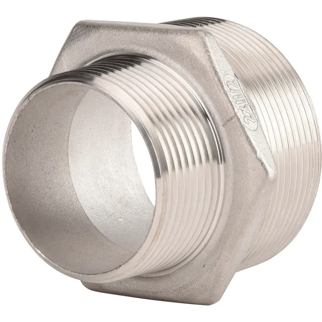 Raccord inox gamme Initiale réduction mâle mâle 1''1/2-1''1/4