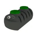 Bac à graisse 500L SG 77 500 Ø110 RIKUTEC