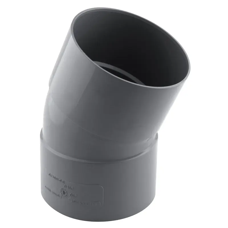 Coude PVC EVACUATION 30° FF D100