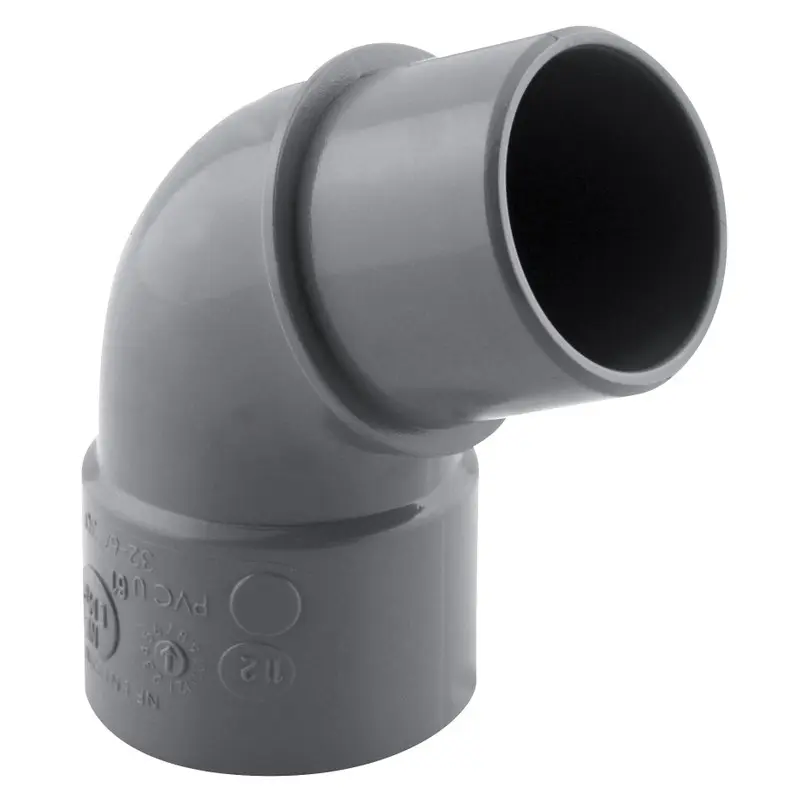 Coude PVC EVACUATION 67° MF  D100