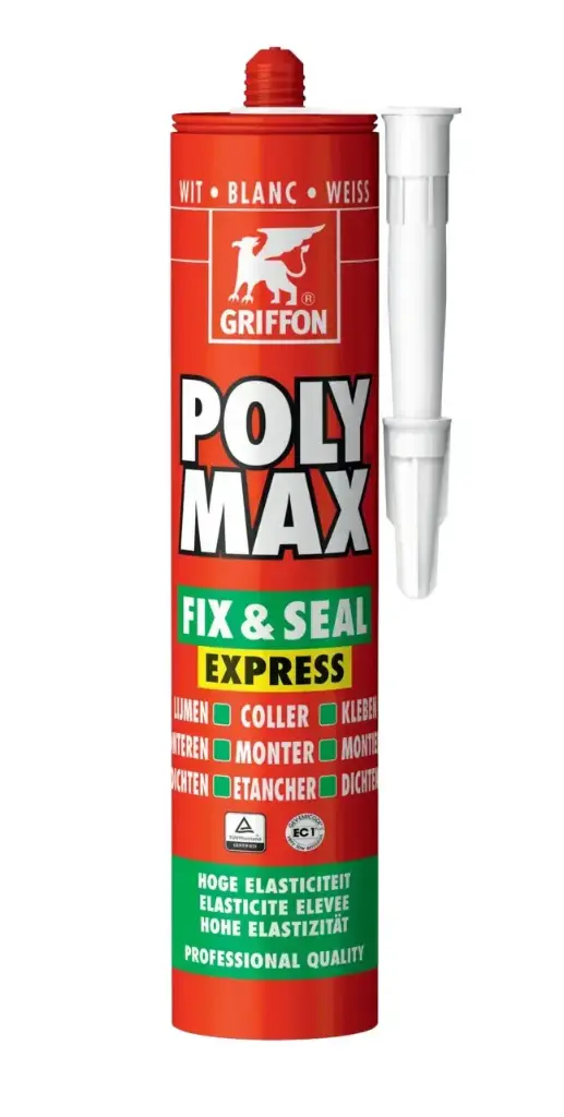 Poly Max®Fix&Seal Express blanc, cart 425g 