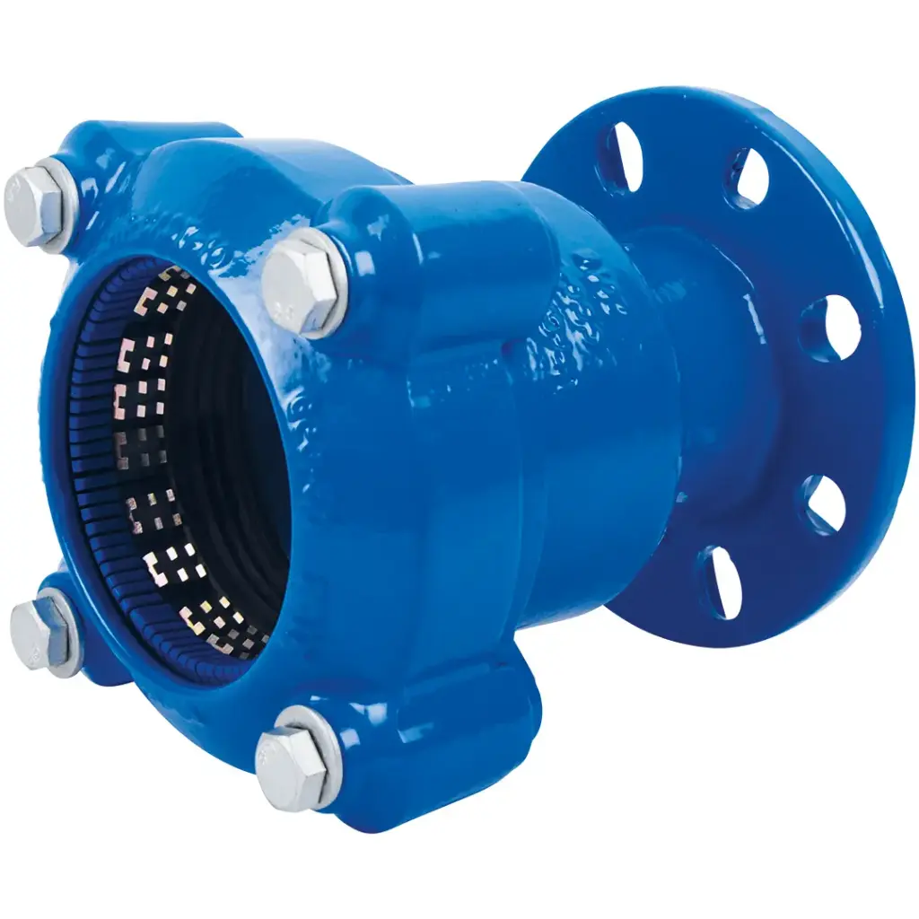Adaptateur de bride verrouillé large plages ACS DN100 ext 108 x 143 mm