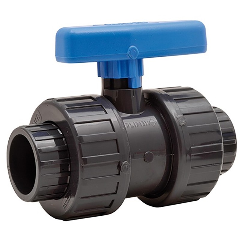 Vanne à sphère à coller F/F pour PVC DN63 JETLY