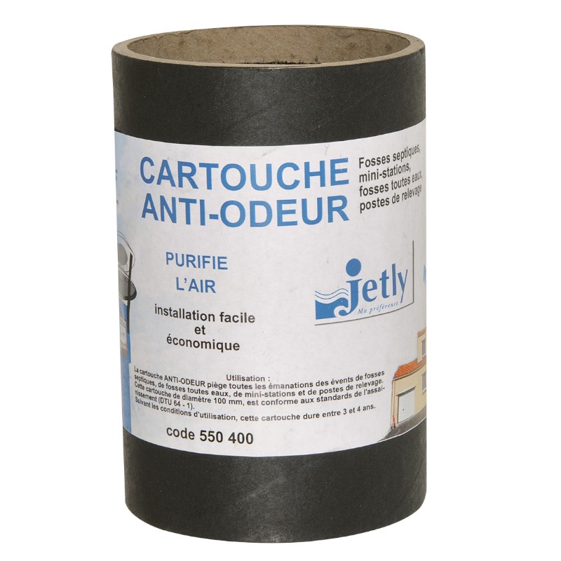 Cartouche anti-odeur et H2S DN100 mm JETLY