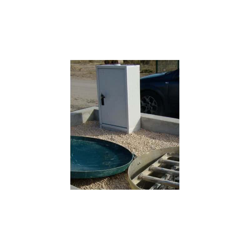 Armoire extérieure de protection en PVC Taille 1 / ARMOIRE EXTERIEURE PVC H: 750 L:506 P:300 1 COMPARTIMENT, 1 PORTE