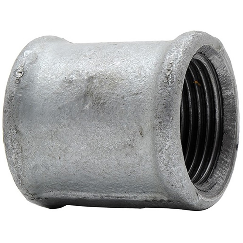 Raccord à visser fonte galvanisé Mamelon FF 40x49 ou 1 1/2"