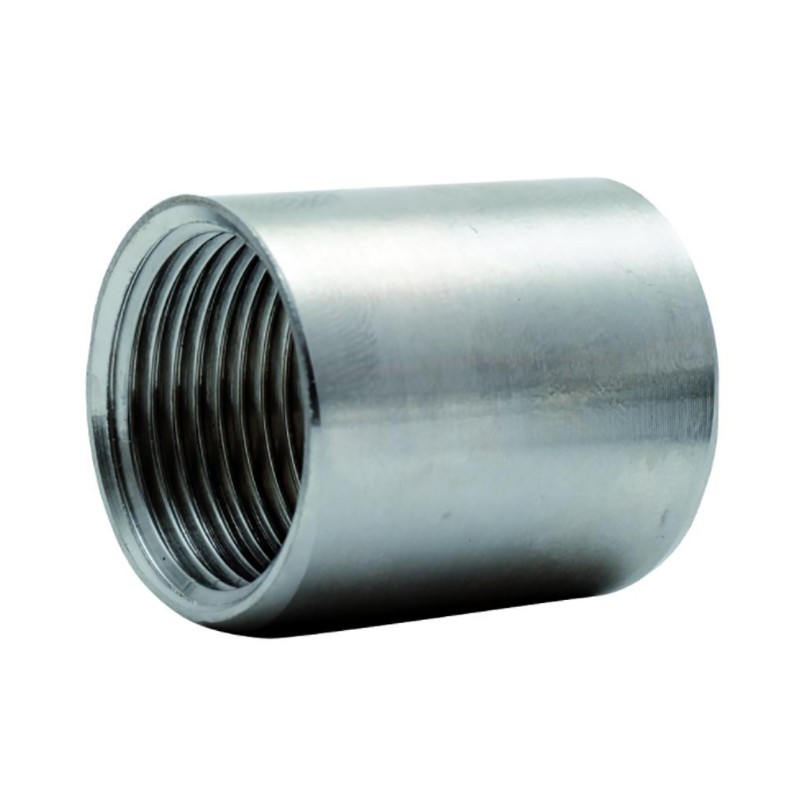 Raccord en Inox à visser Manchon FF 1" 1/4 ou 33 x 42