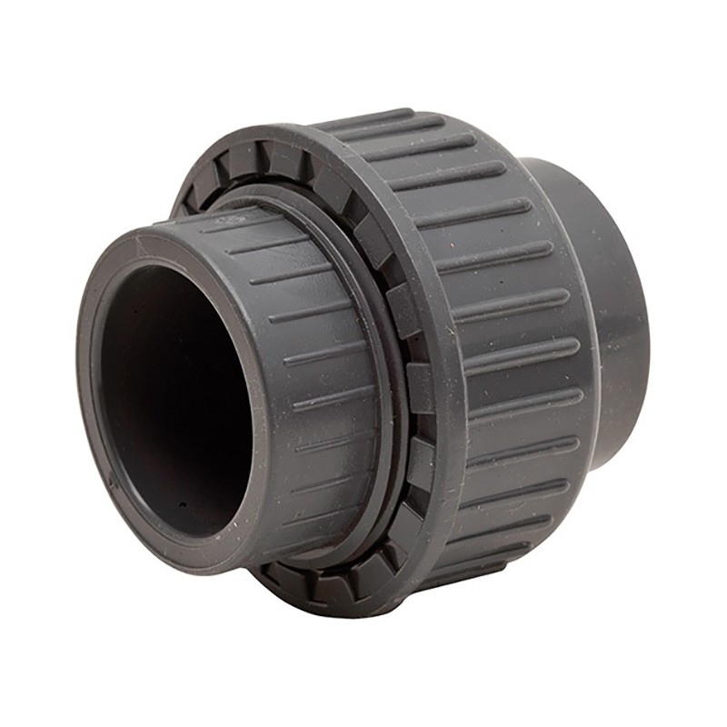 Raccord union 3 pièces PVC-U à coller D40