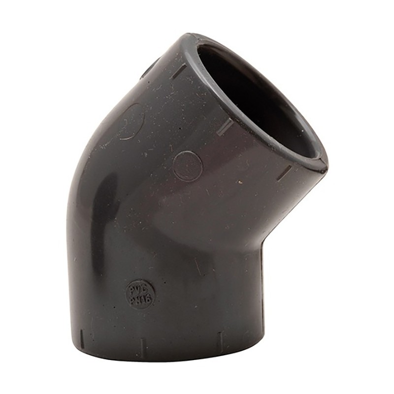 Coude PVC-U Pression à coller 45° FF D 32