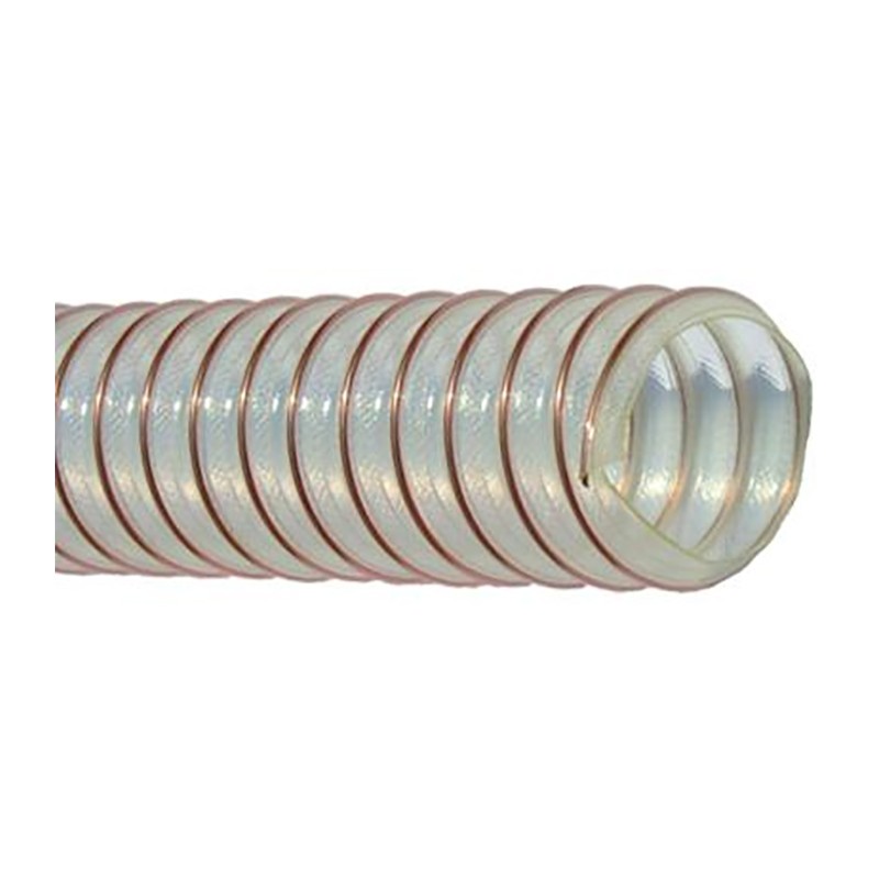 ALFAVAC PU M DN160 - ép. paroi 1.2mm - fil d'acier 2.7mm - 1600g/m - couronne de 10 m