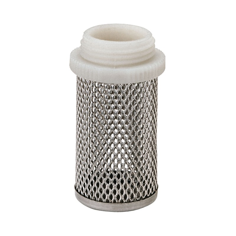 Crépine en Inox 304 et filetage en polymère - 50 x 60 mm