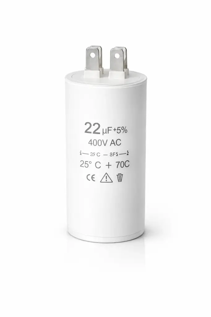 Condensateur 22µF 400V 40x71 mm