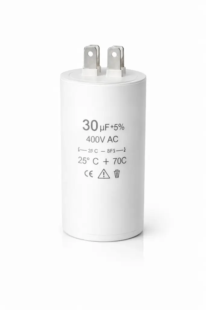 Condensateur 30µF 400V 45x71 mm