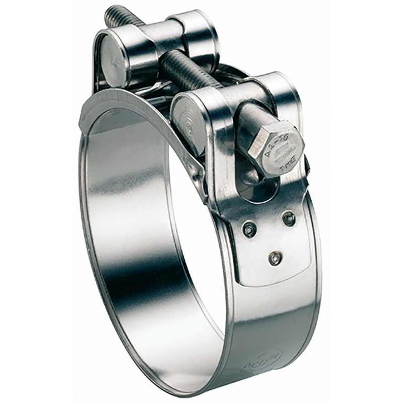 Collier à tourillons acier galvanisé W1 plage de serrage 104 - 112 mm - à l'unité