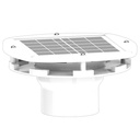 Extracteur solaire rechargeable 24h avec batterie
