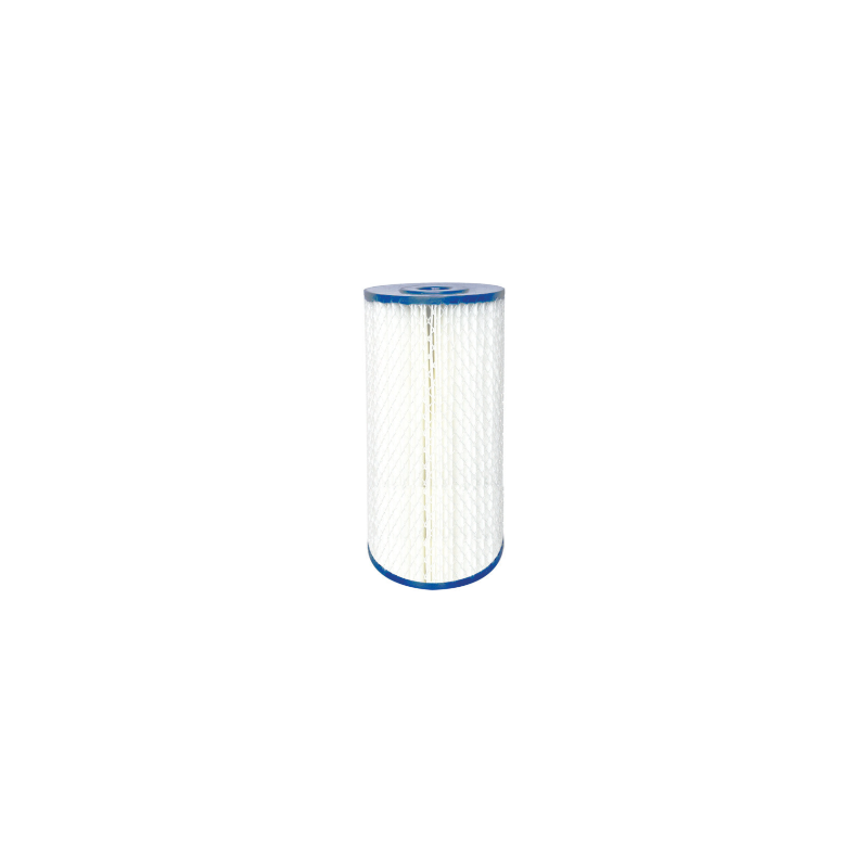 Cartouche anti-impuretés plissée lavable 10µ BIG BLUE 10''
