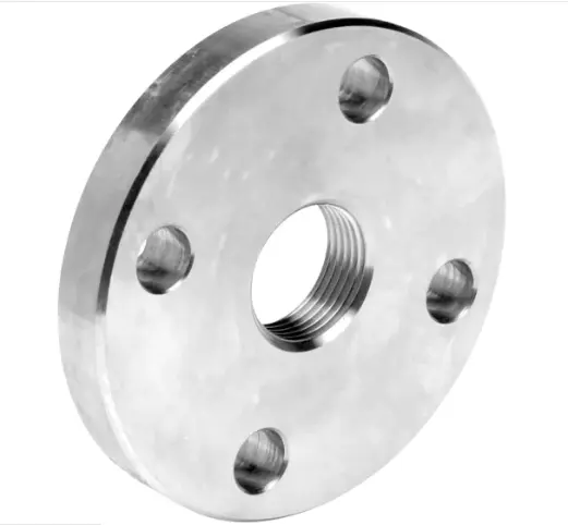 Bride plate taraudée en Inox 304 DN80