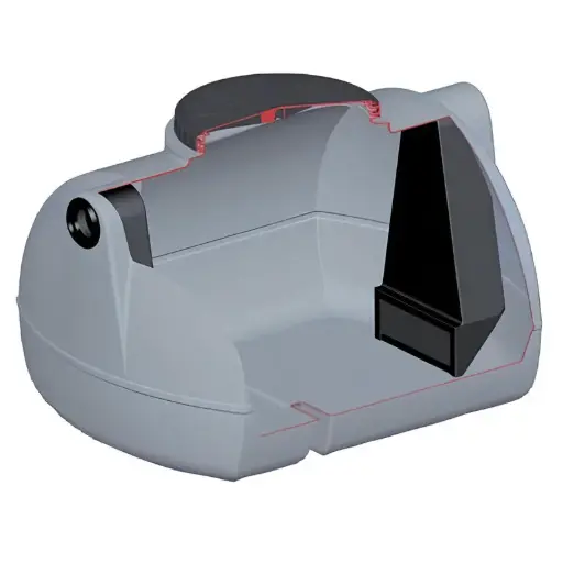 [BACGR500] Bac à graisse 500L