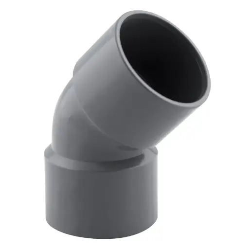 [COUDEPVC45 100FF] Coude PVC EVACUATION 45° FF D100